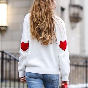 Heart and Soul Patched Knit Sweater
